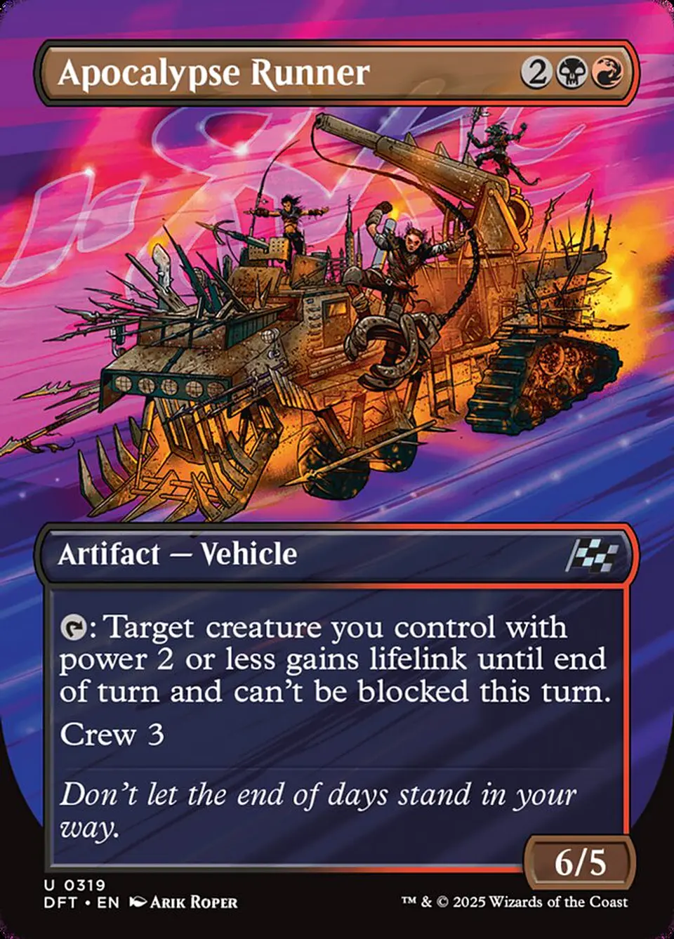 Apocalypse Runner (Borderless) 1