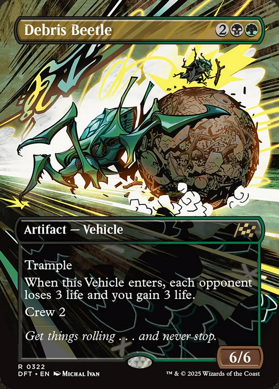 Debris Beetle (Borderless) 1