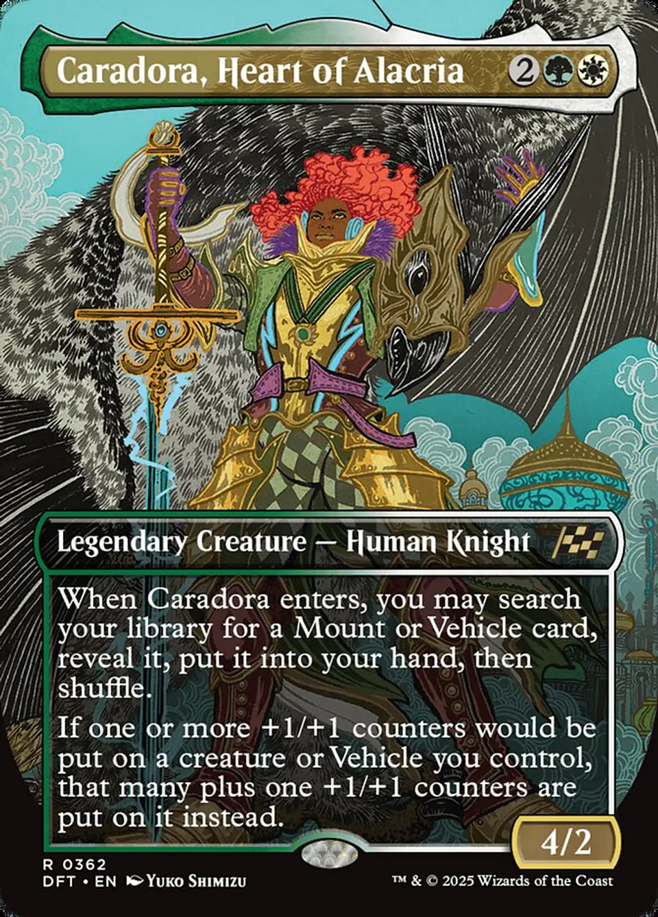 Caradora, Heart of Alacria (Borderless) 1