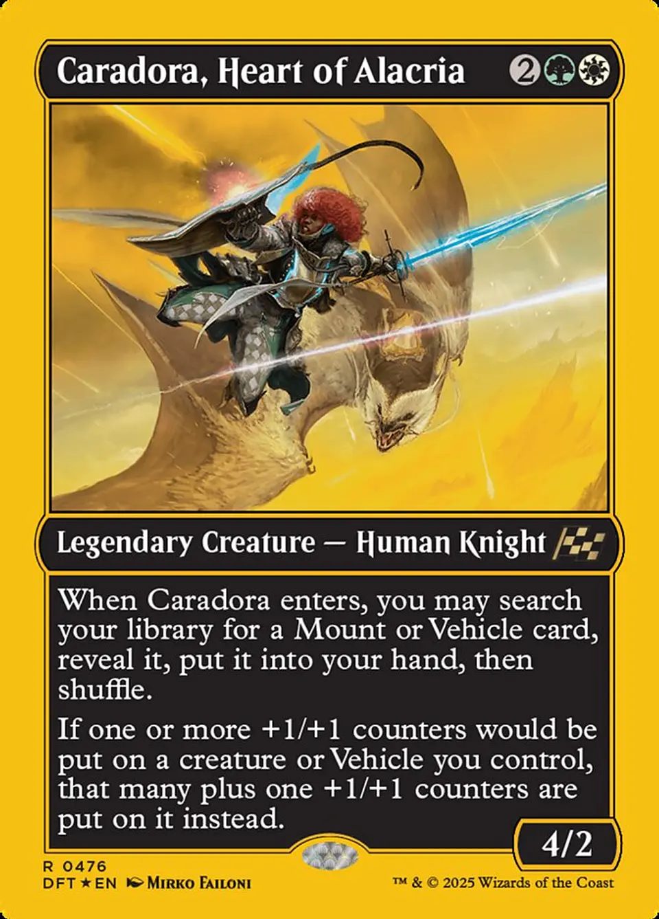Caradora, Heart of Alacria 1