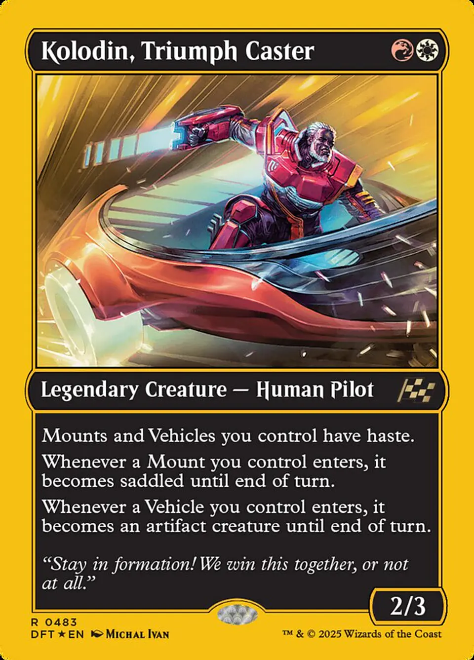 Kolodin, Triumph Caster 1