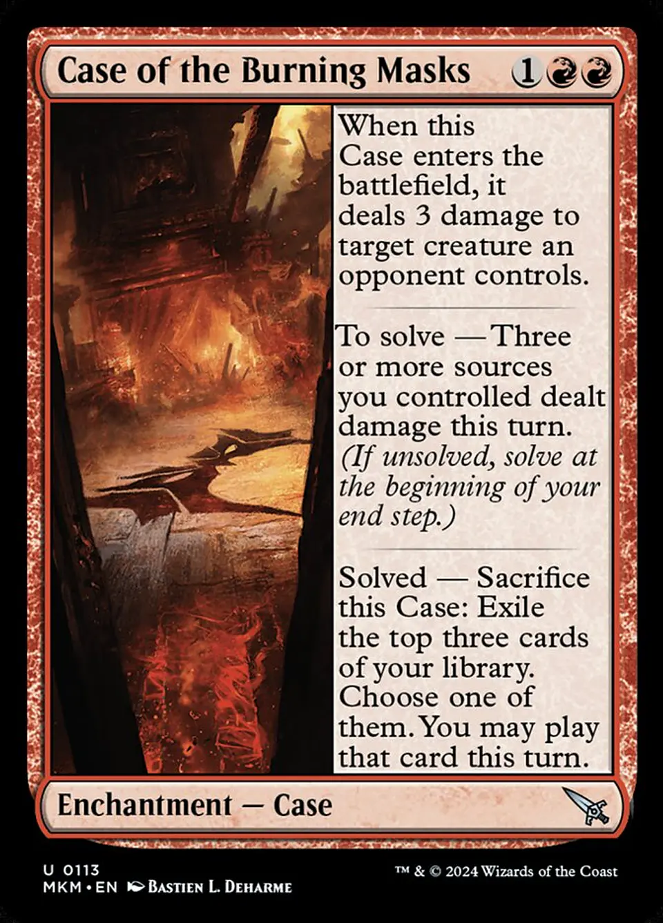 Case of the Burning Masks 1