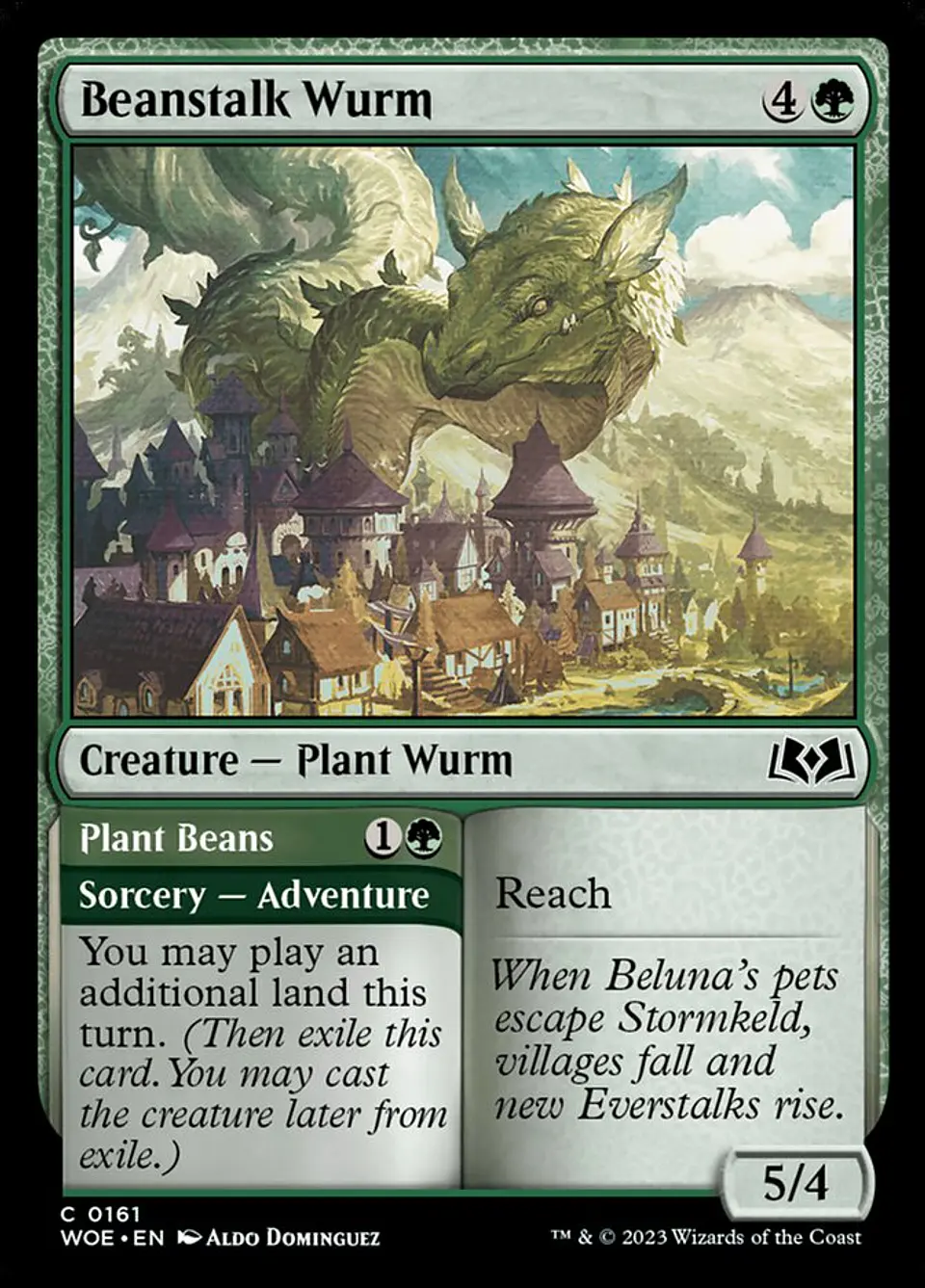 Beanstalk Wurm // Plant Beans 1