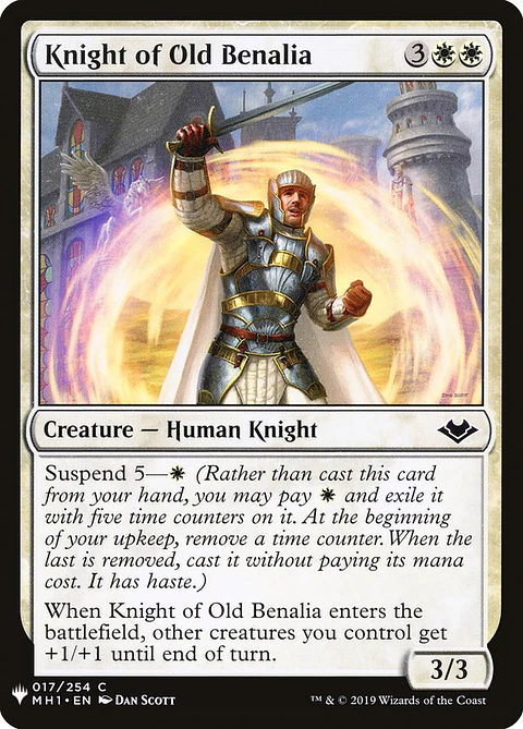 Knight of Old Benalia (The List)