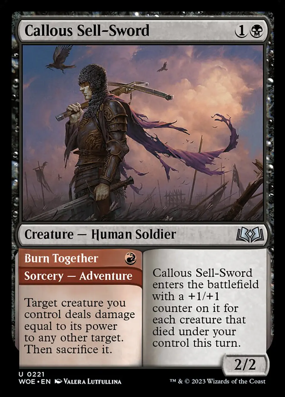 Callous Sell-Sword // Burn Together 1