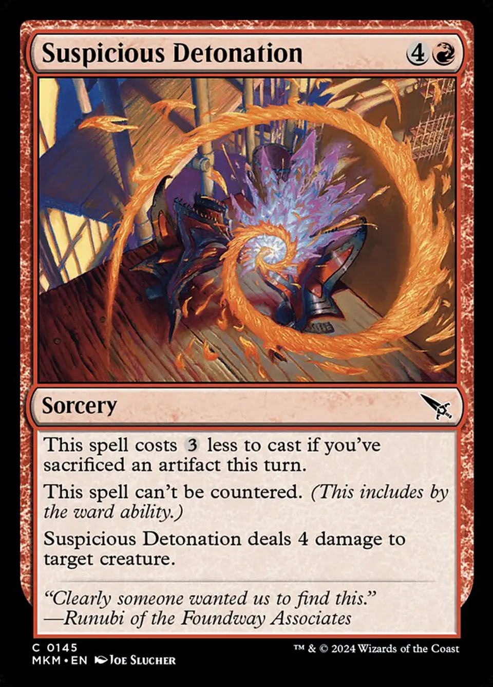 Suspicious Detonation 1