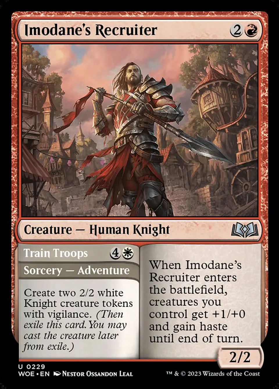 Imodane's Recruiter // Train Troops 1