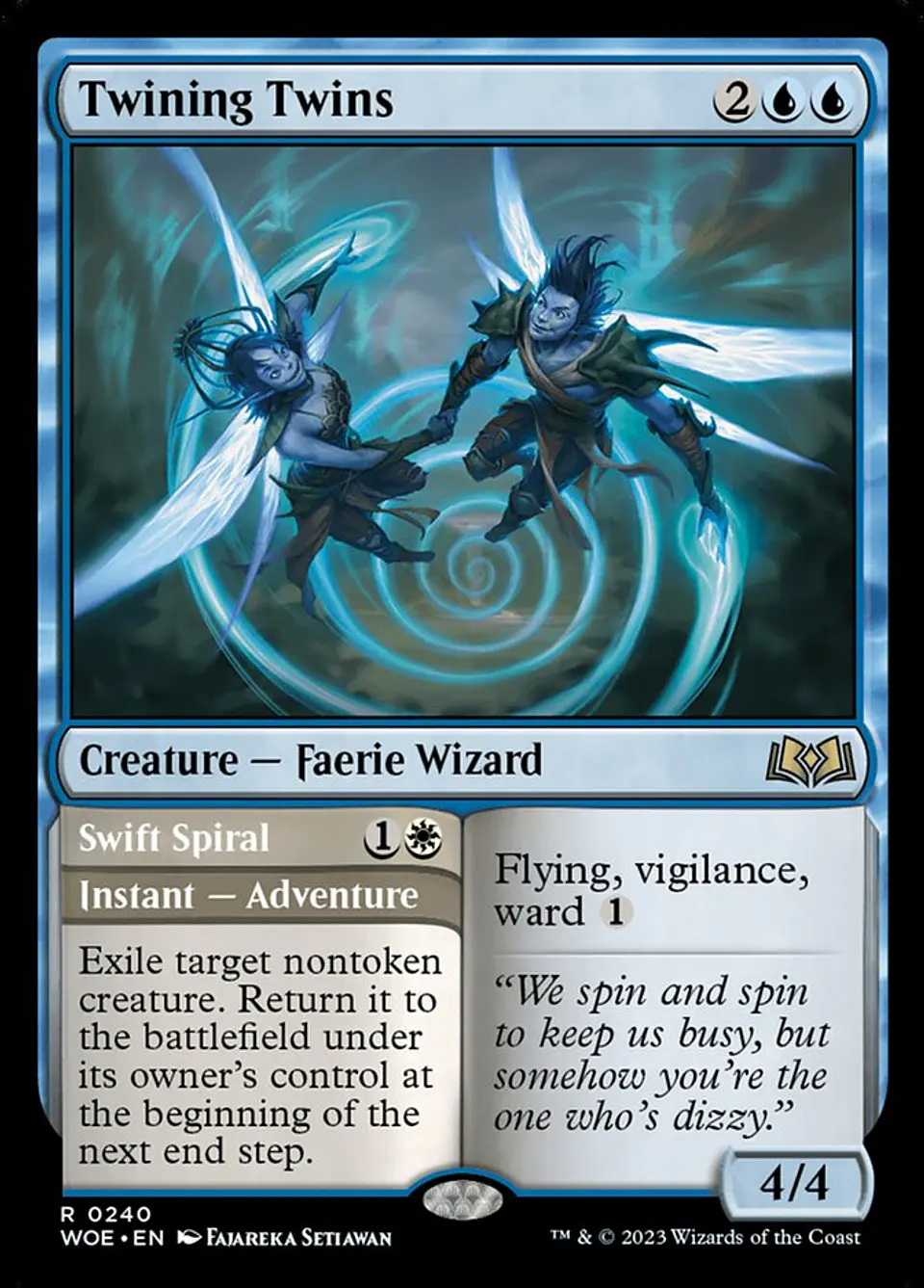 Twining Twins // Swift Spiral 1