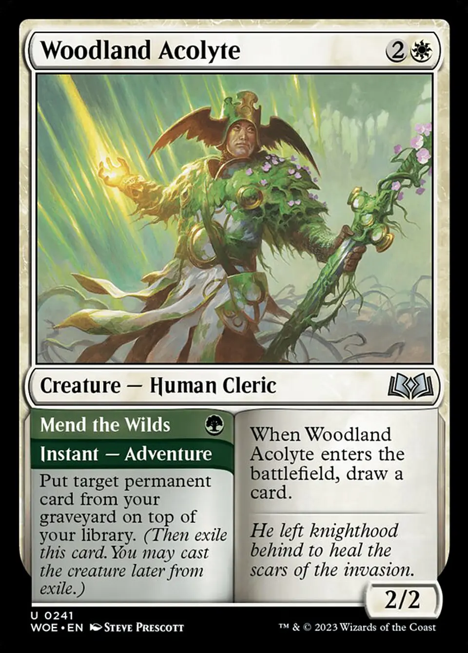 Woodland Acolyte // Mend the Wilds 1