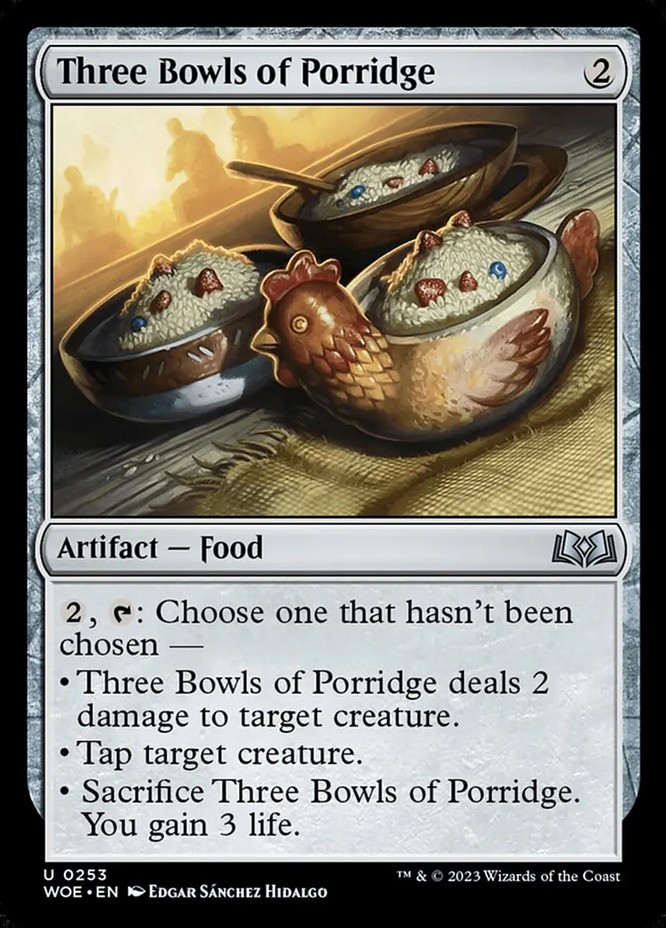 Three Bowls of Porridge 1