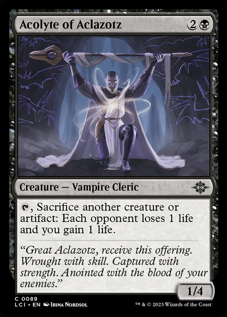 Acolyte of Aclazotz 1