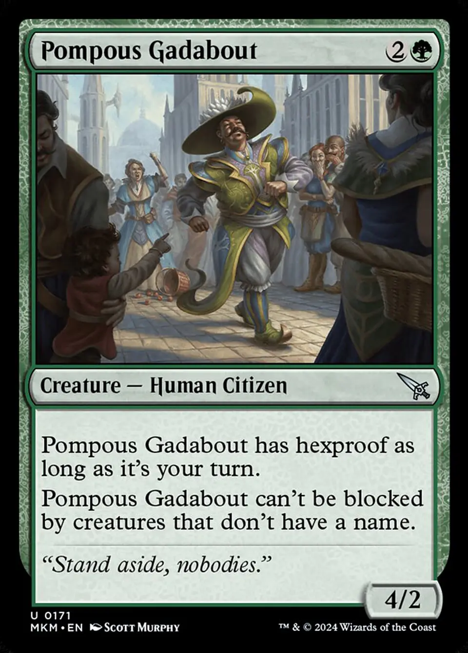 Pompous Gadabout 1