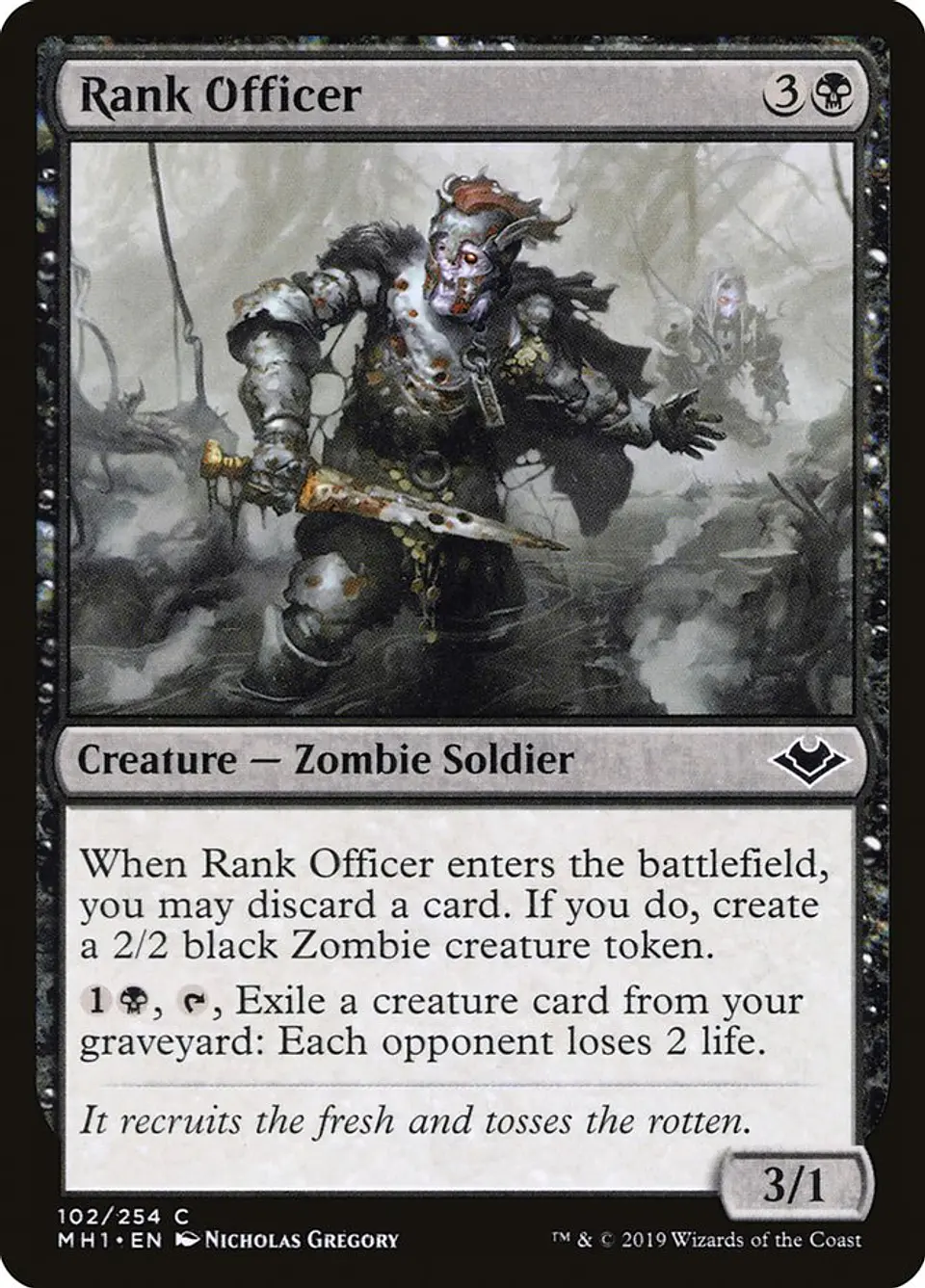 Rank Officer 1
