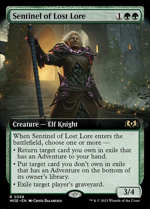 Sentinel of Lost Lore (Extended Art)