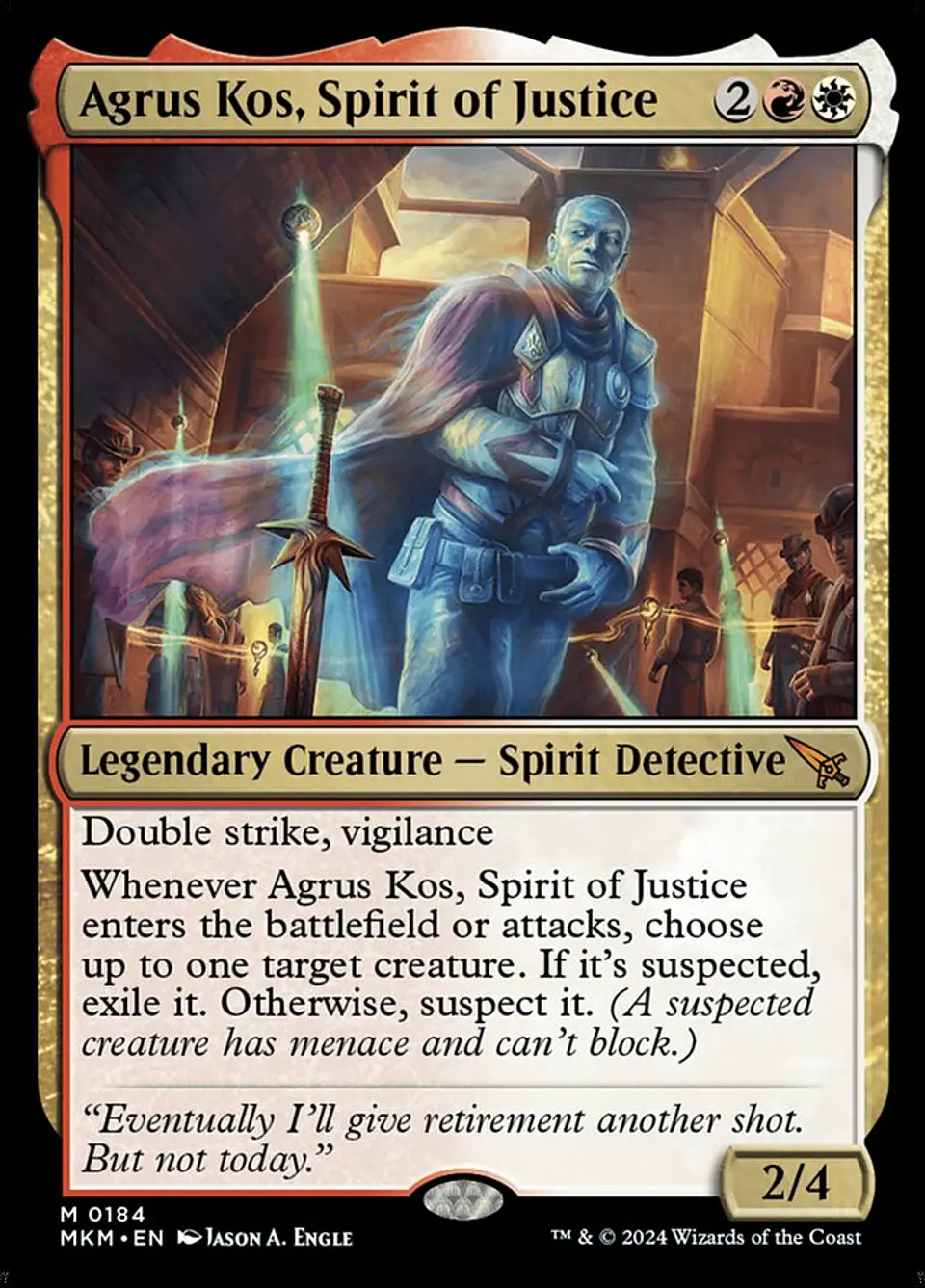 Agrus Kos, Spirit of Justice 1