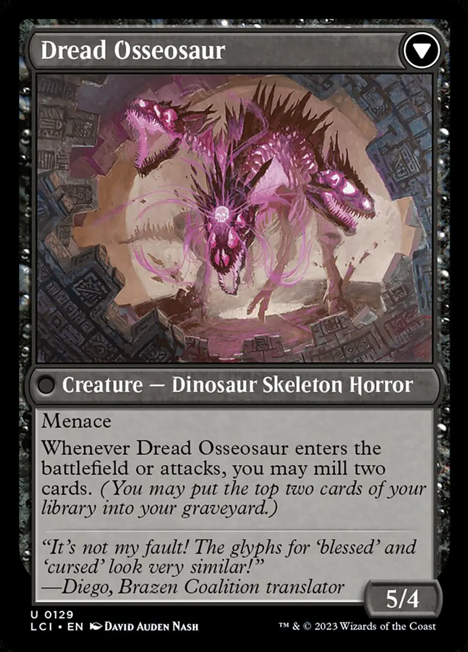 Visage of Dread // Dread Osseosaur 2