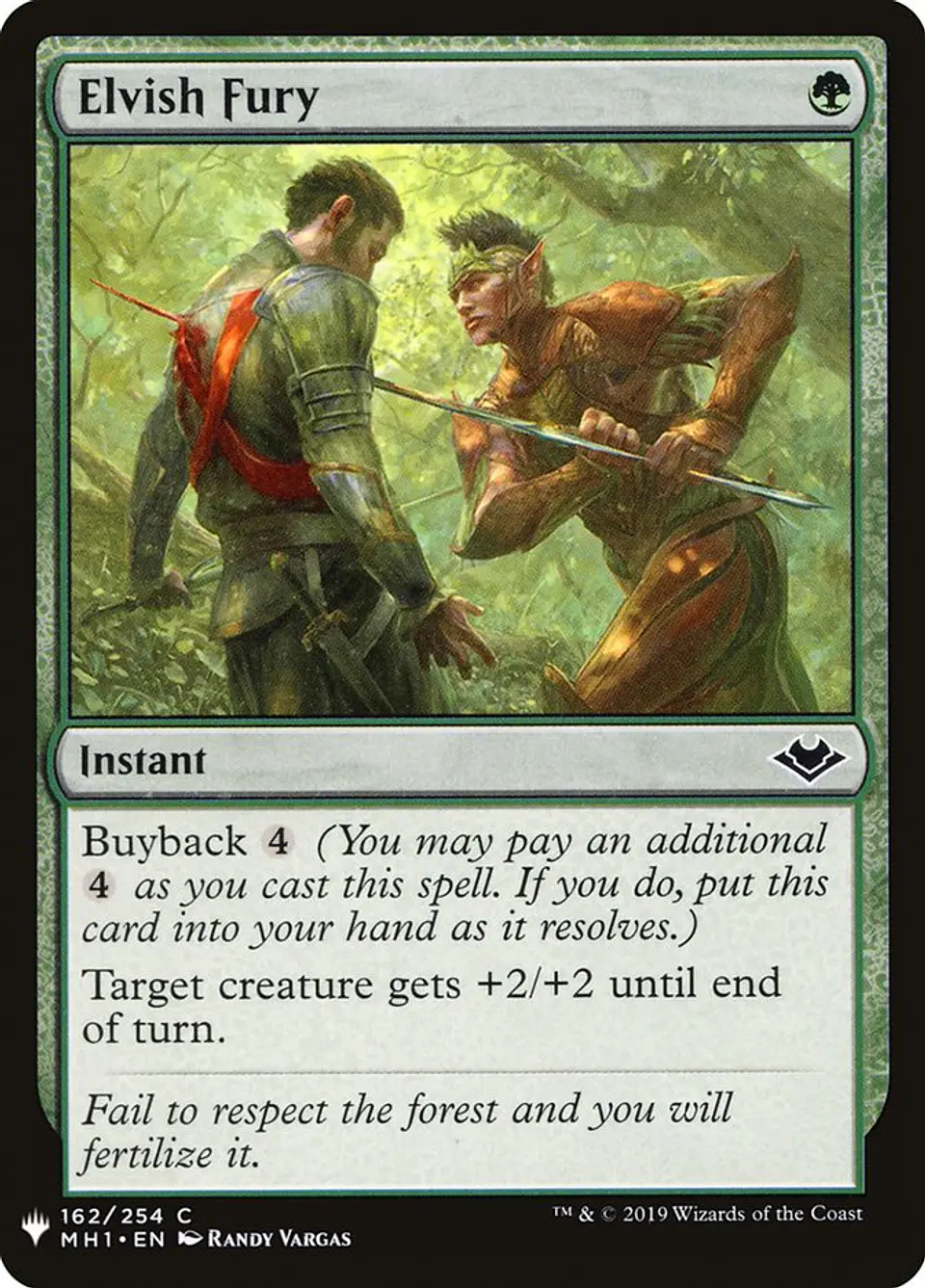 Elvish Fury (The List) 1