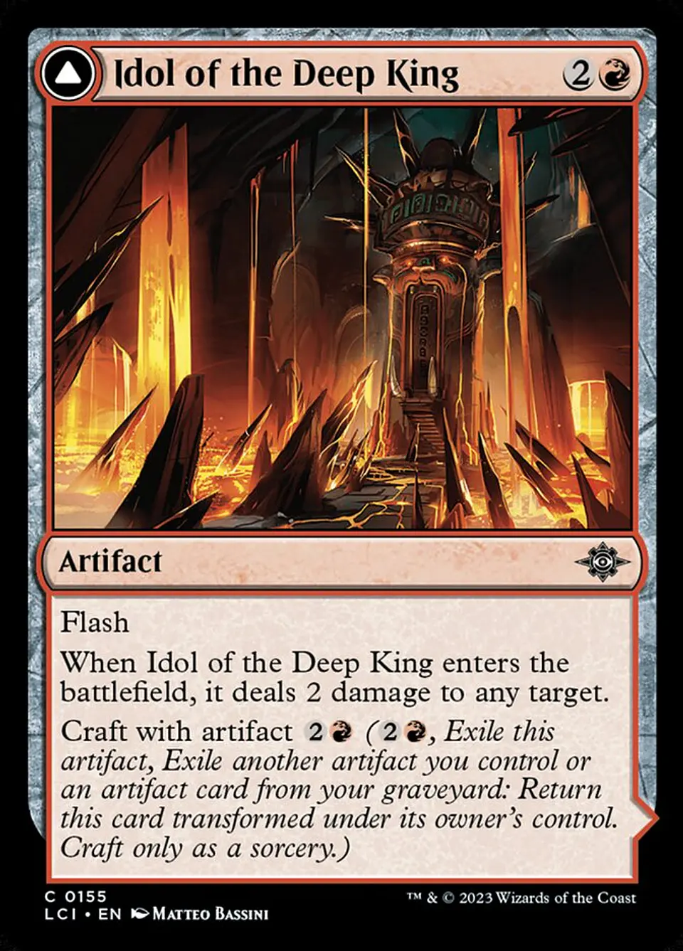 Idol of the Deep King // Sovereign's Macuahuitl 1