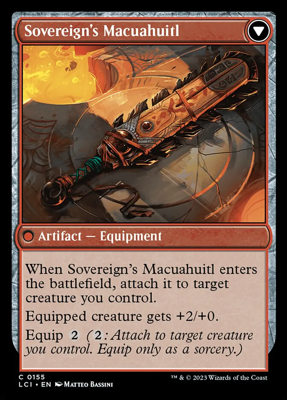Idol of the Deep King // Sovereign's Macuahuitl 2