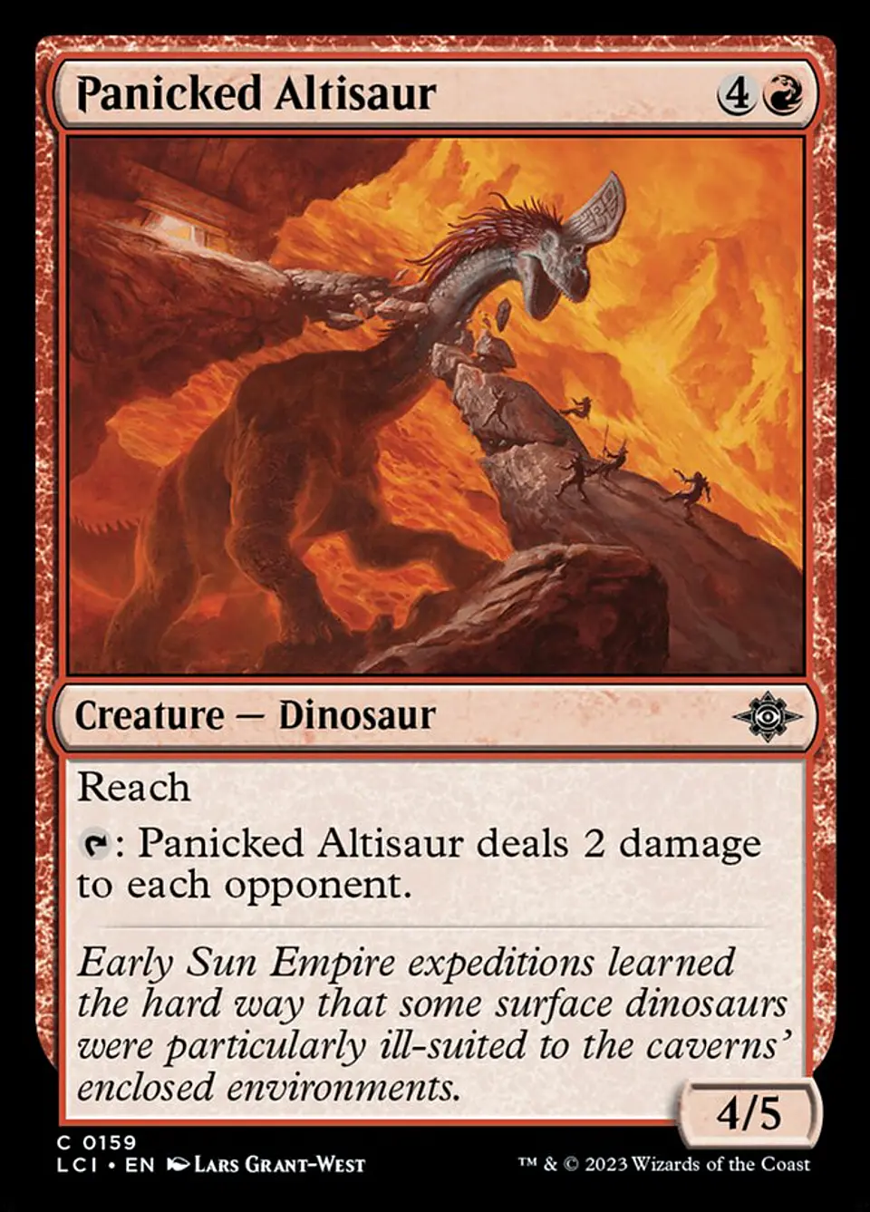 Panicked Altisaur 1