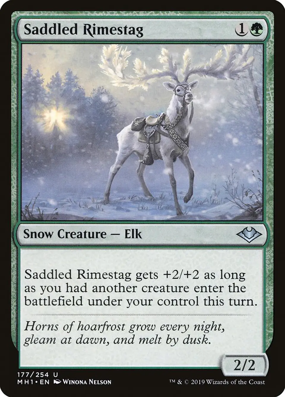 Saddled Rimestag 1