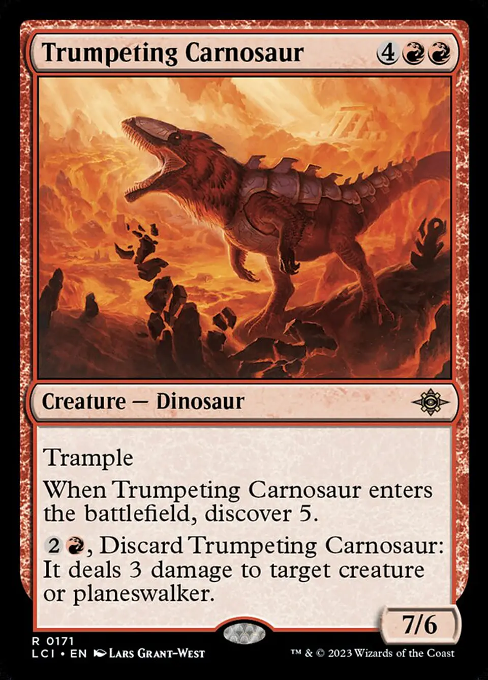 Trumpeting Carnosaur 1