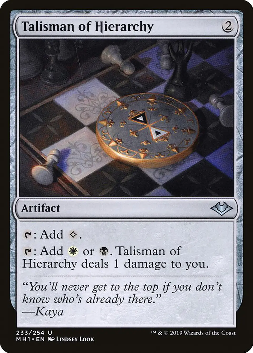 Talisman of Hierarchy 1