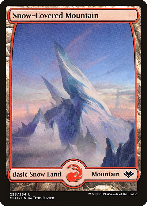 Snow-Covered Mountain (Full Art)