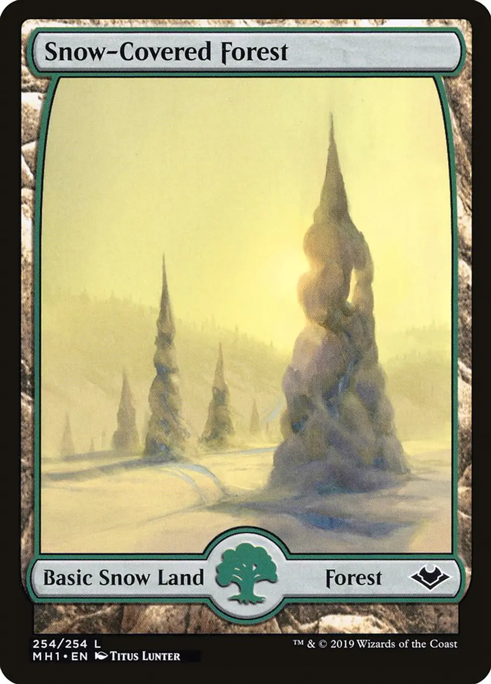 Snow-Covered Forest (Full Art) 1