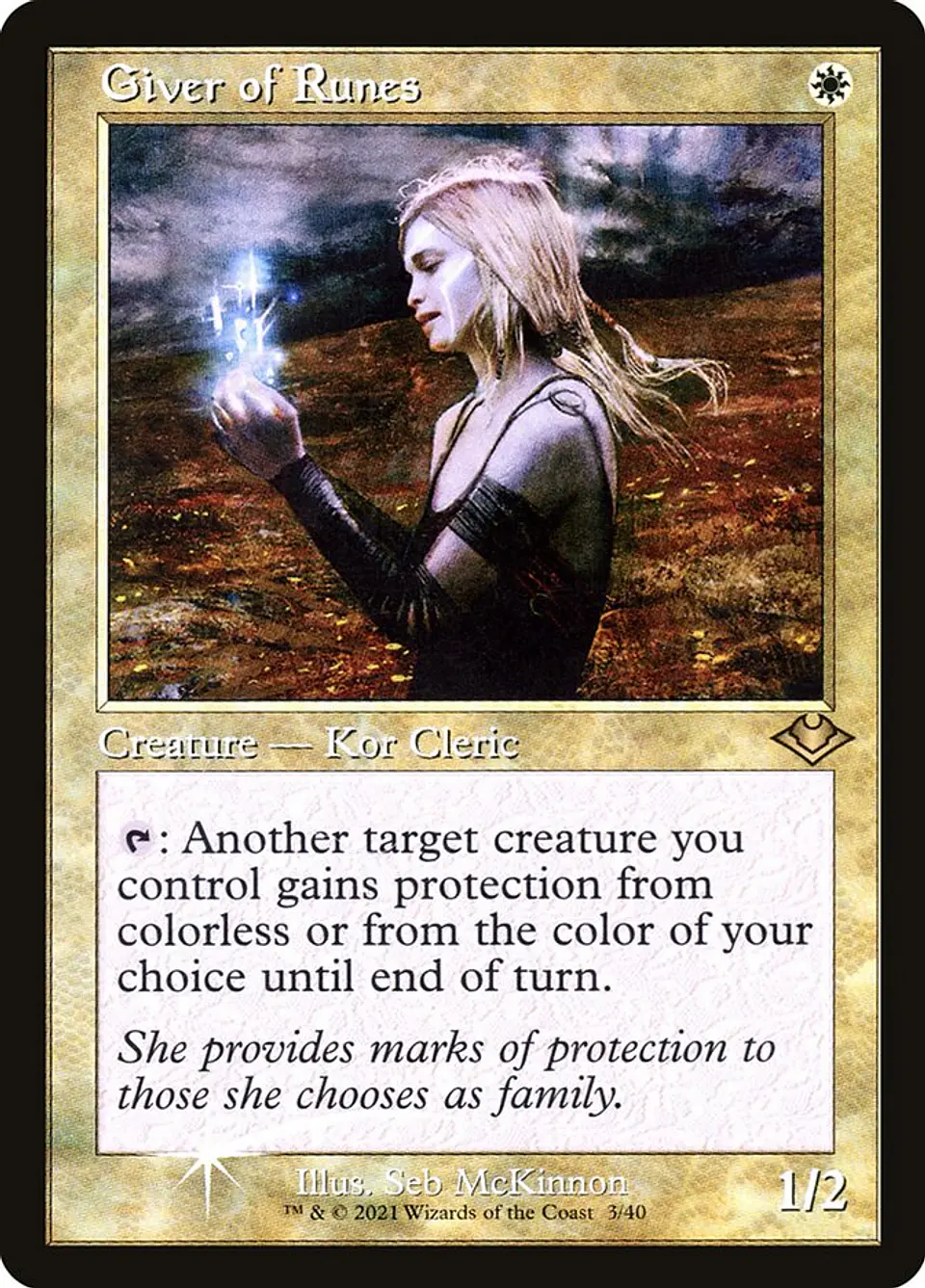 Giver of Runes (Retro Frame) 1