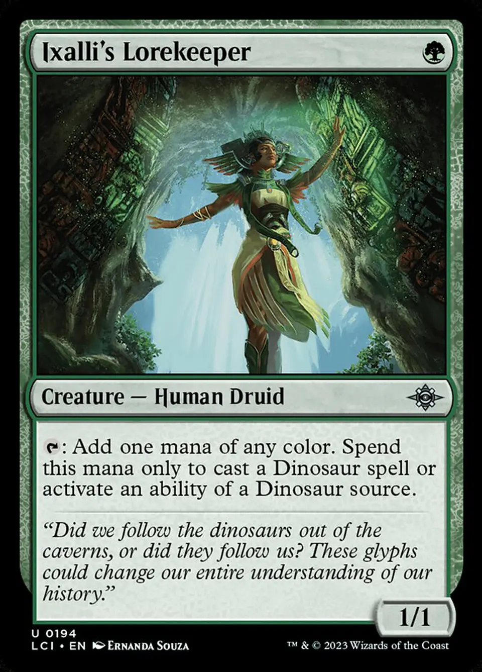 Ixalli's Lorekeeper 1