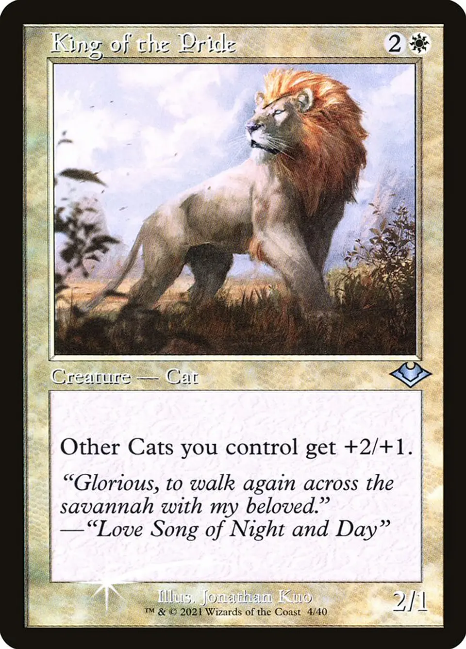 King of the Pride (Retro Frame) 1