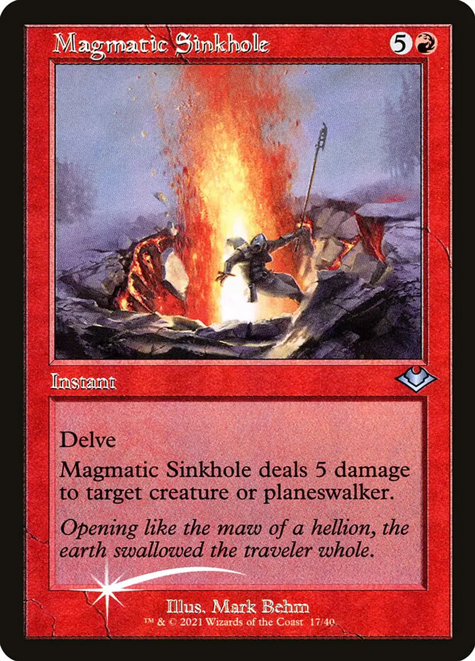 Magmatic Sinkhole (Retro Frame) 1