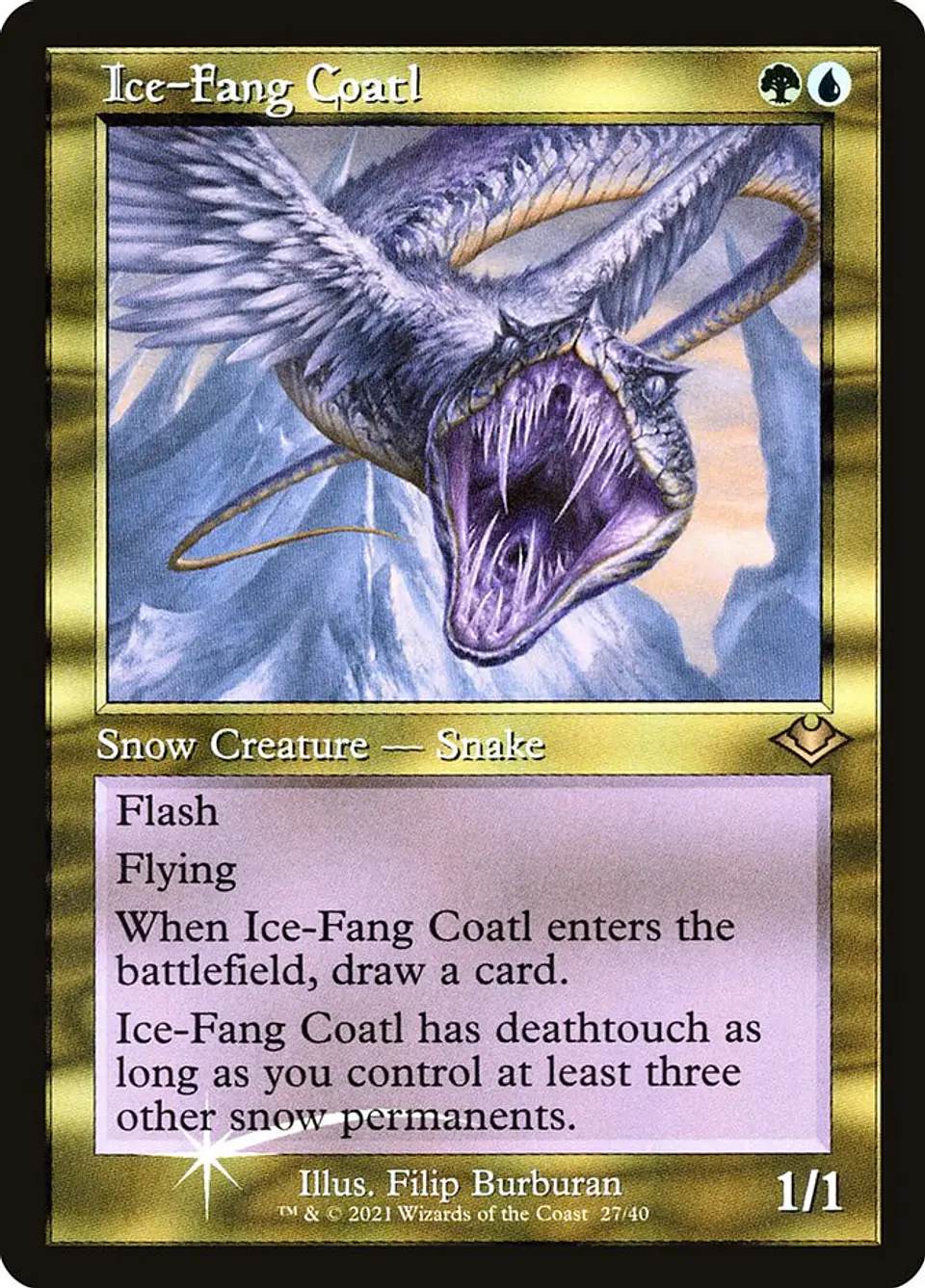 Ice-Fang Coatl (Retro Frame) 1