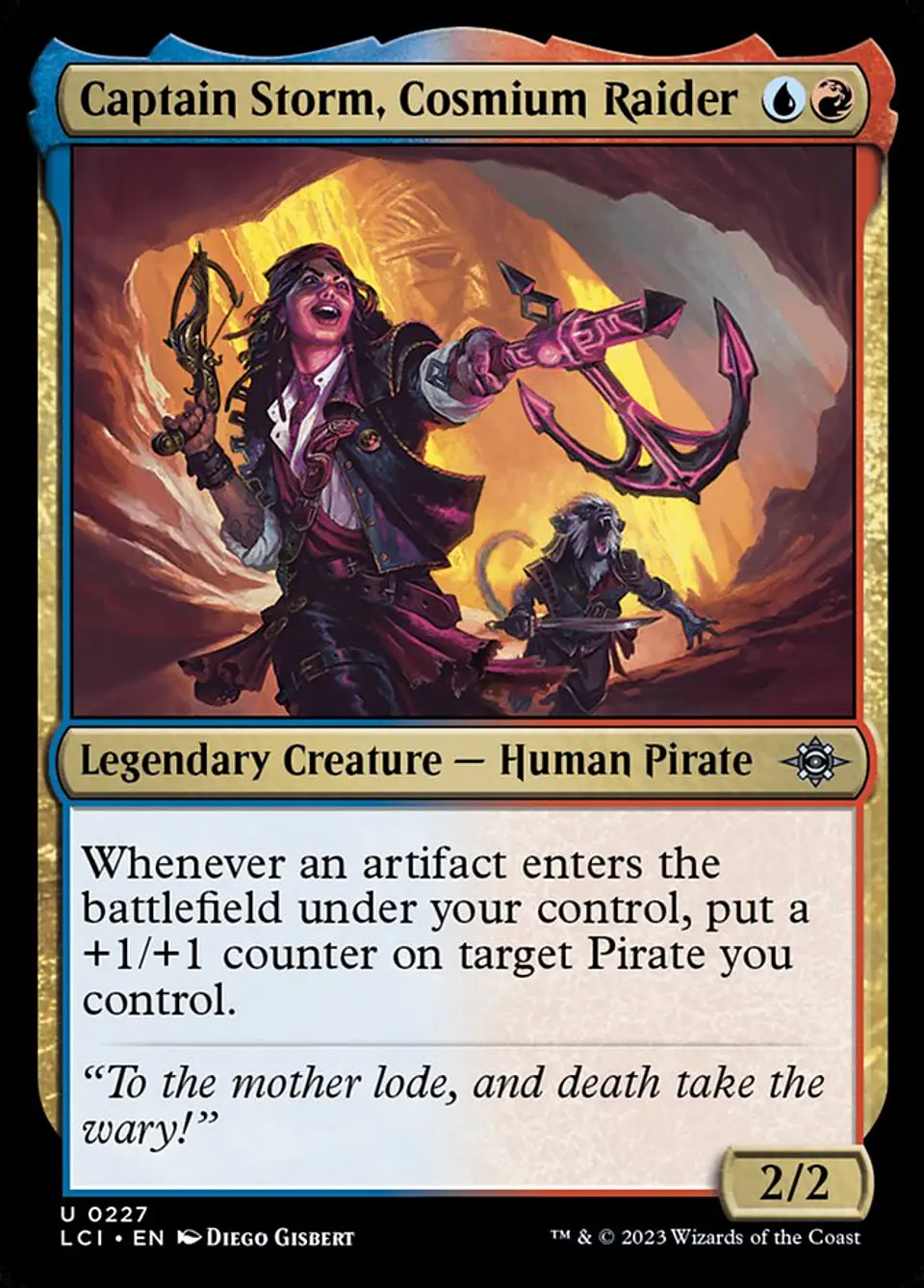 Captain Storm, Cosmium Raider 1