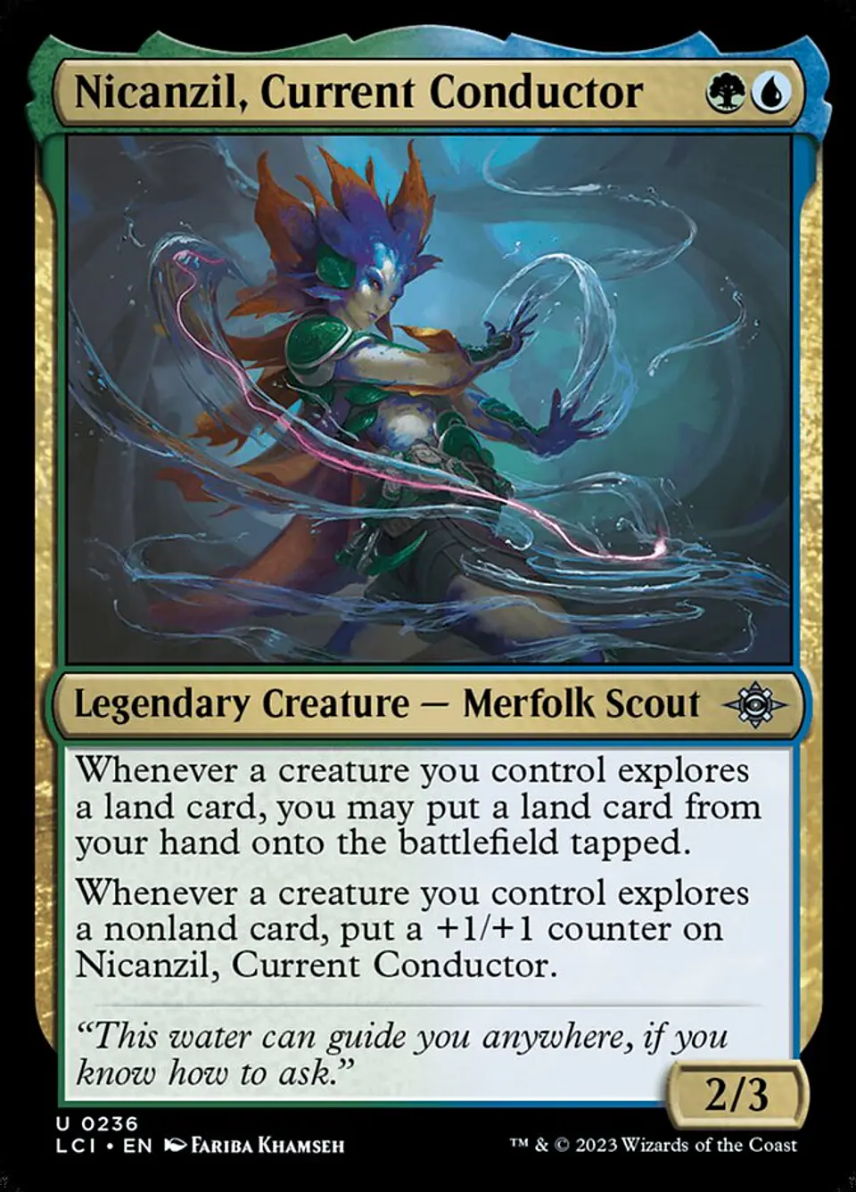 Nicanzil, Current Conductor 1