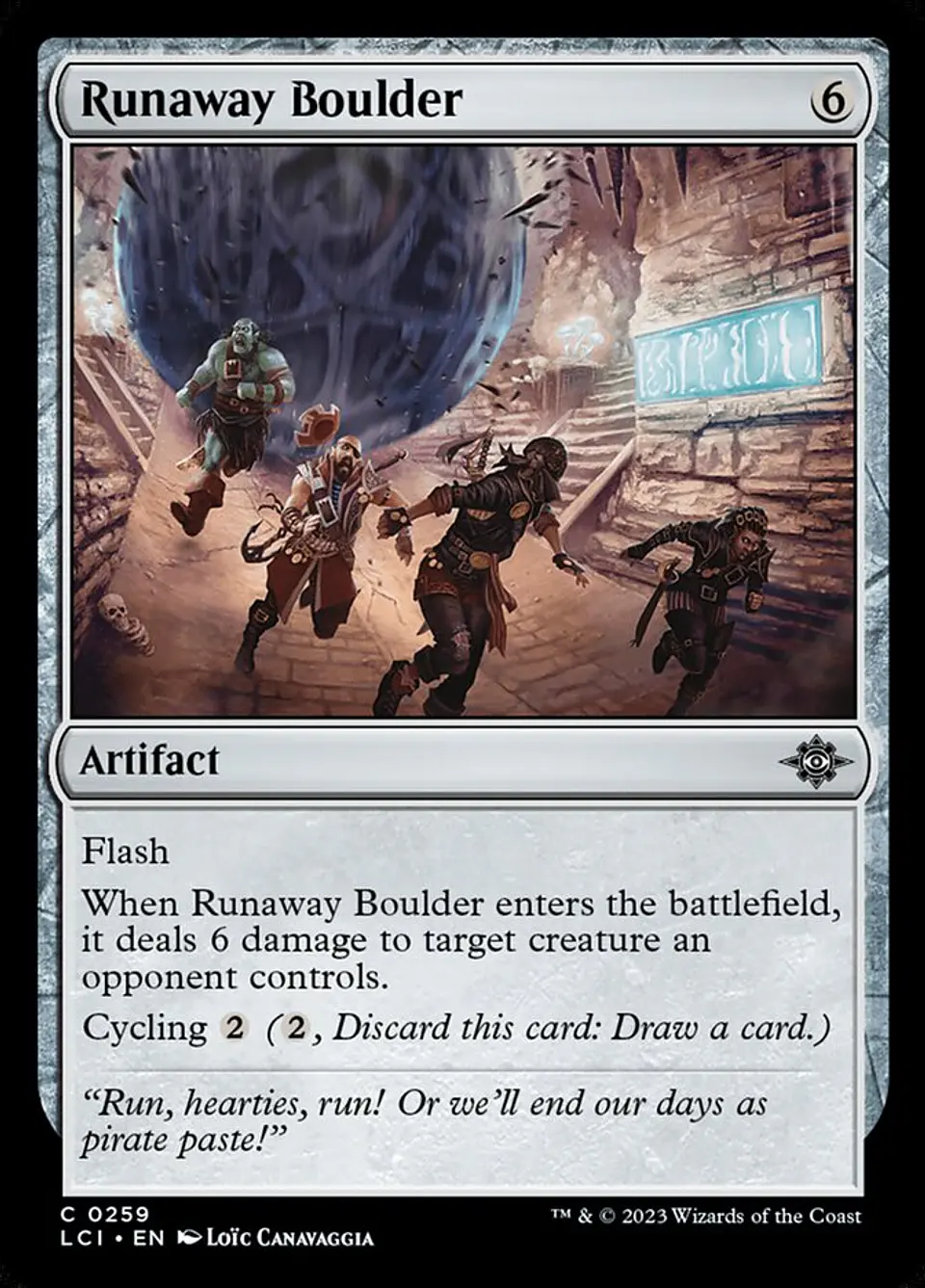 Runaway Boulder 1