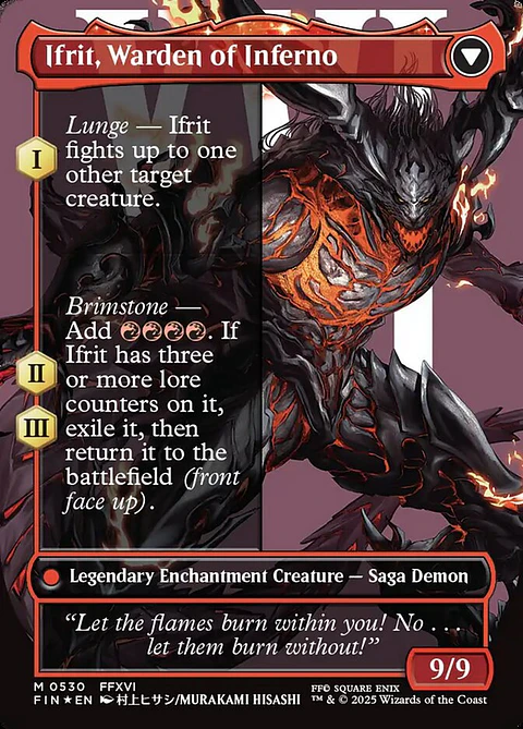 Clive, Ifrit's Dominant // Ifrit, Warden of Inferno (Borderless)