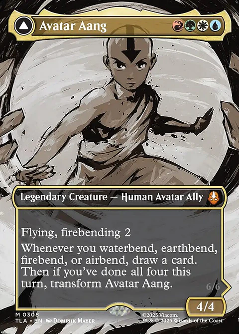 Avatar Aang // Aang, Master of Elements (Borderless)