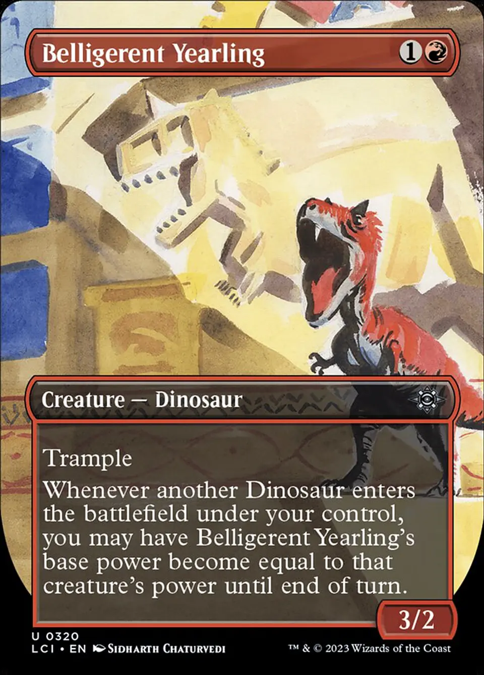 Belligerent Yearling (Borderless) 1