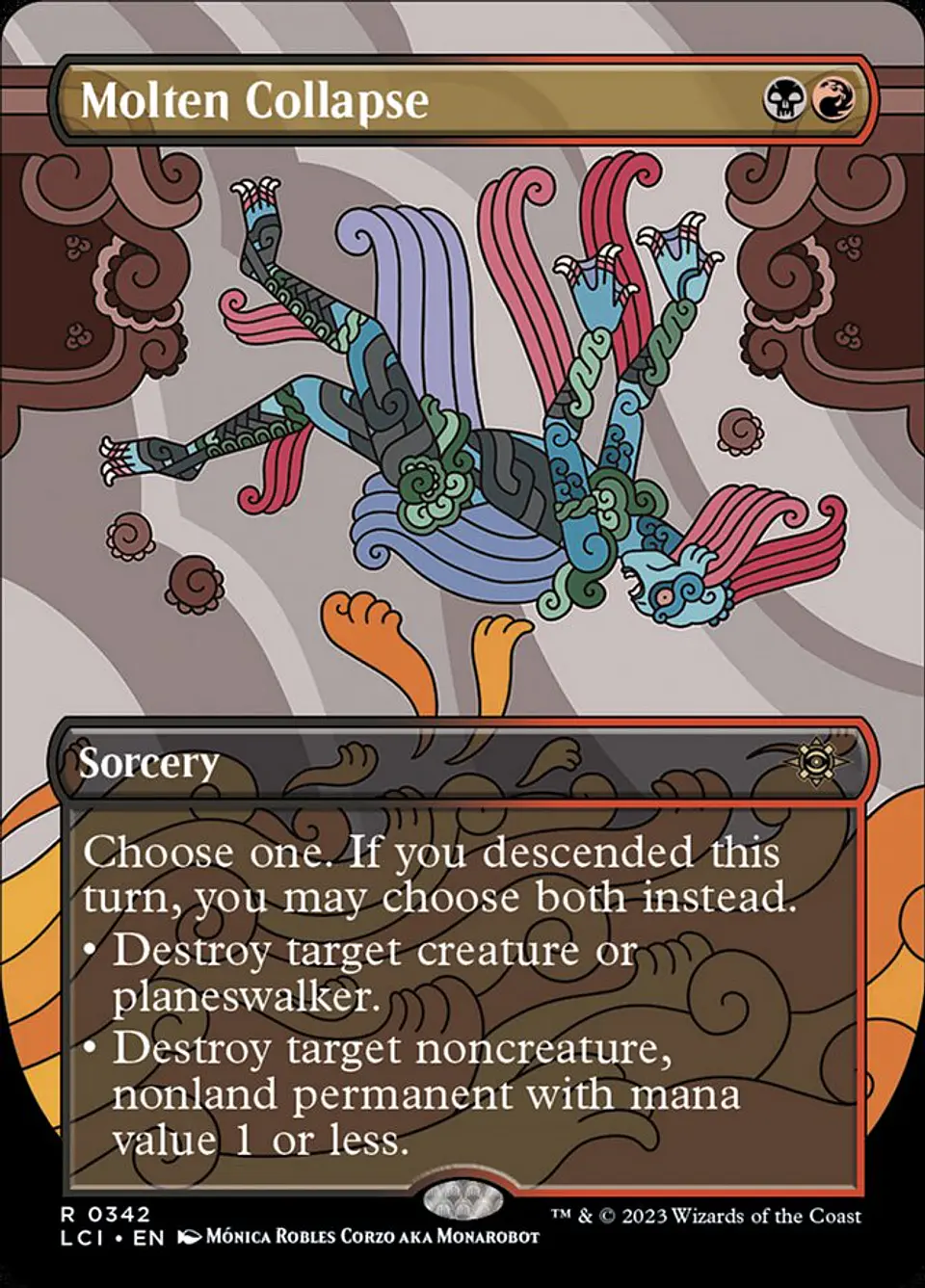 Molten Collapse (Borderless) 1