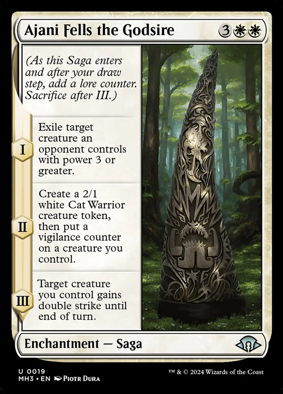 Ajani Fells the Godsire 1