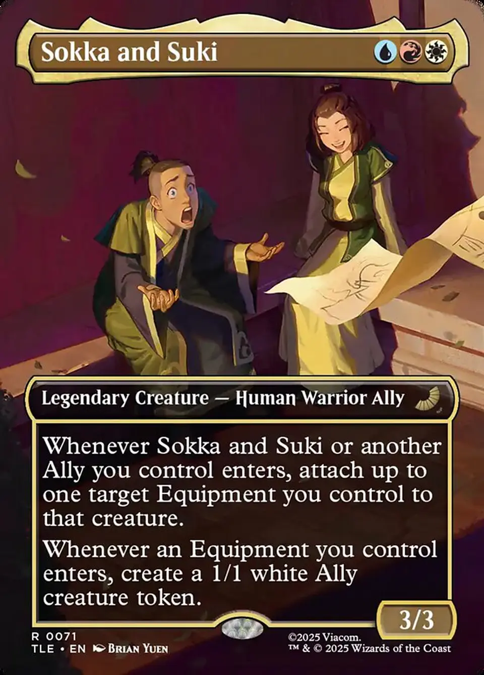 Sokka and Suki (Borderless) 1