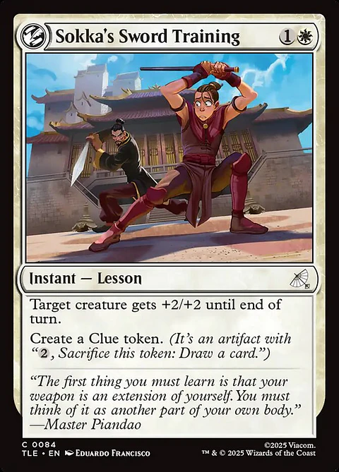 Sokka's Sword Training