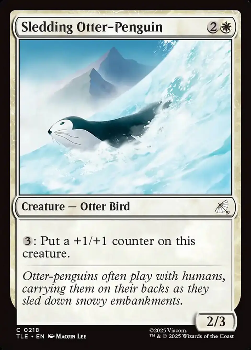 Sledding Otter-Penguin 1