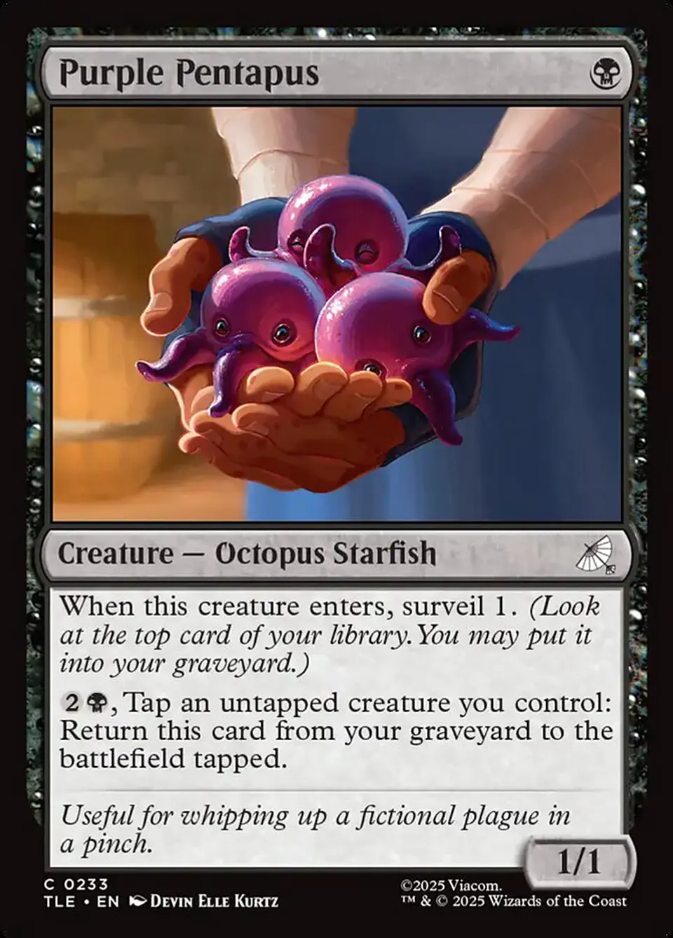 Purple Pentapus 1