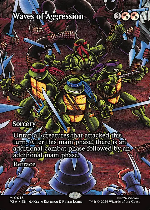 Waves of Aggression (Borderless)