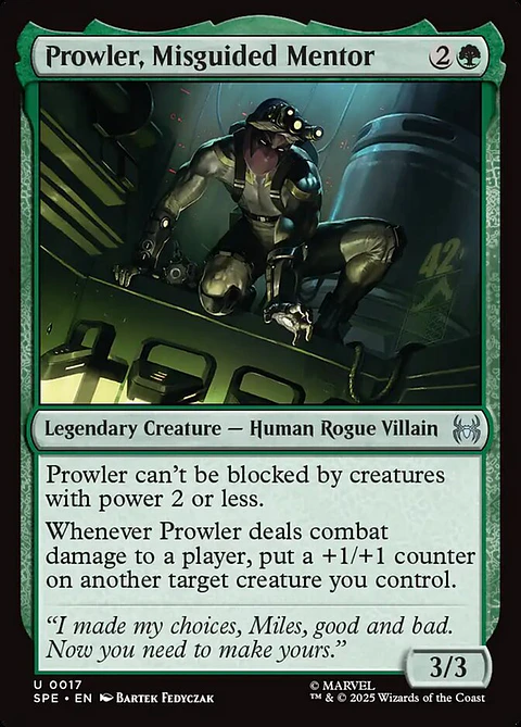 Prowler, Misguided Mentor