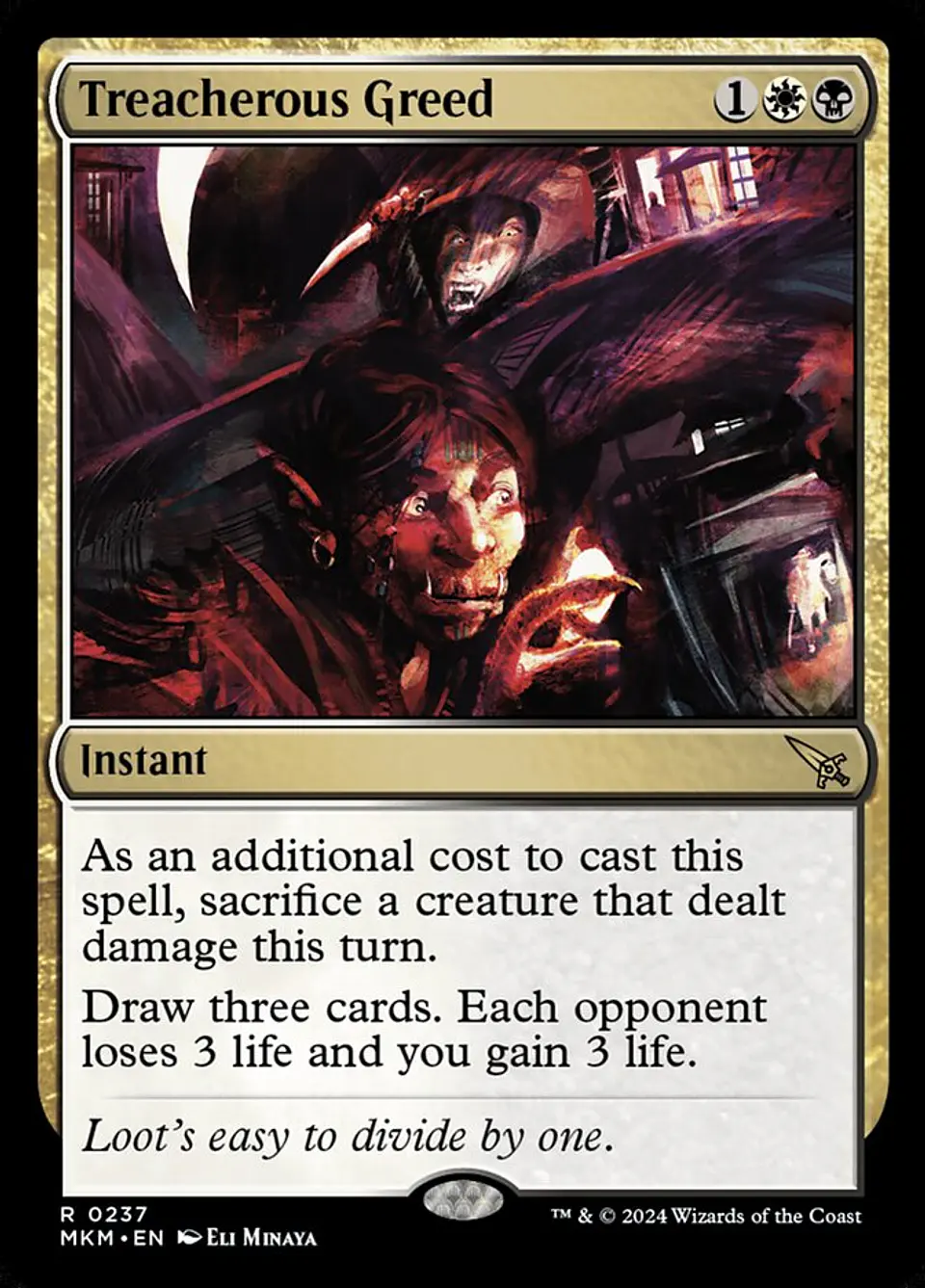 Treacherous Greed 1