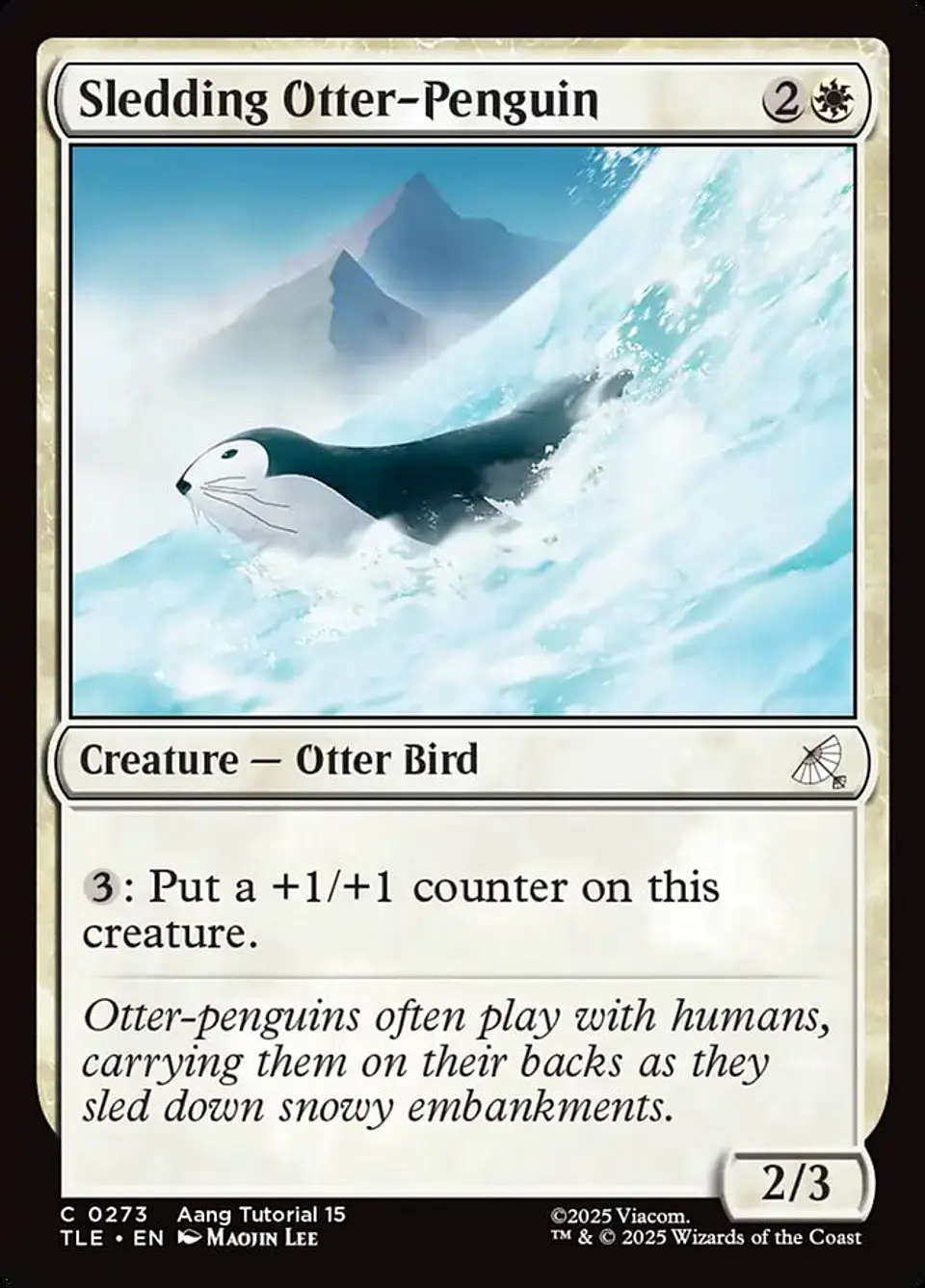 Sledding Otter-Penguin 1